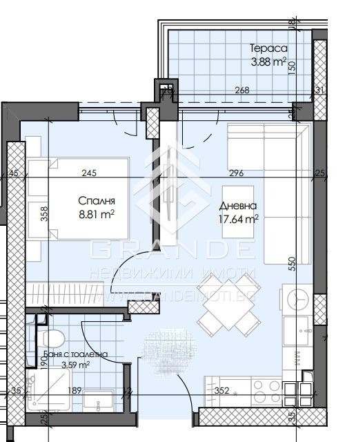 Продава 2-СТАЕН, гр. Пловдив, Гагарин, снимка 1 - Aпартаменти - 49359375