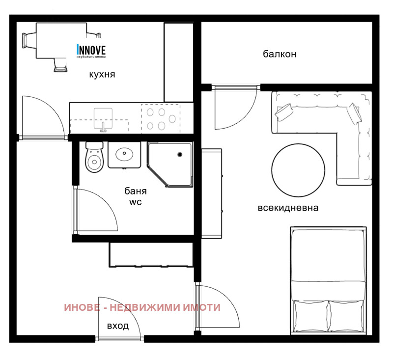 Продава 2-СТАЕН, гр. София, Разсадника, снимка 6 - Апартаменти - 53030109
