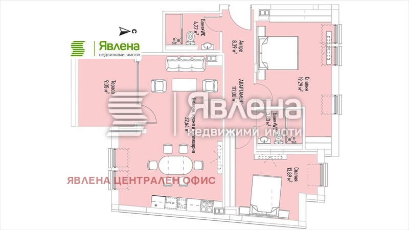 Продава 3-СТАЕН, гр. София, Лозенец, снимка 7 - Aпартаменти - 48396554