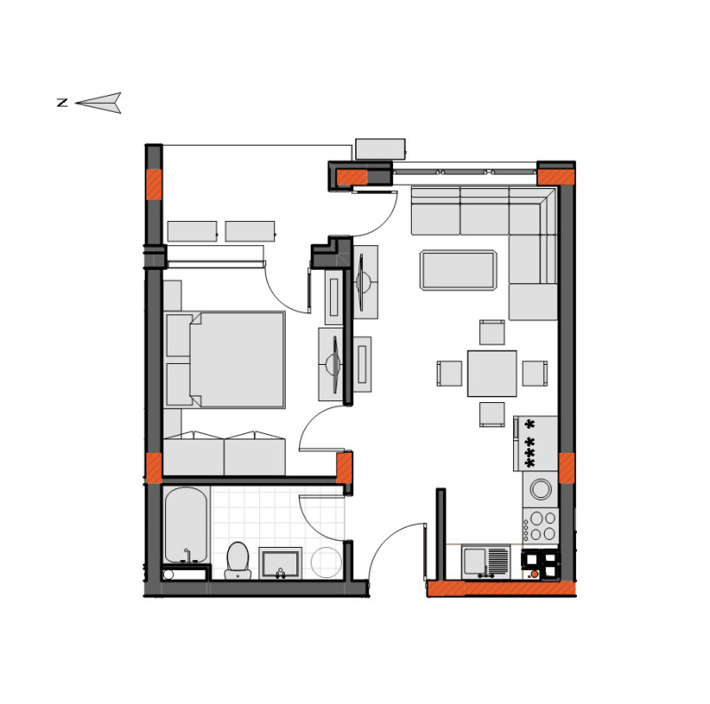 Продава 2-СТАЕН, гр. Стара Загора, Никола Петков, снимка 2 - Апартаменти - 53086394