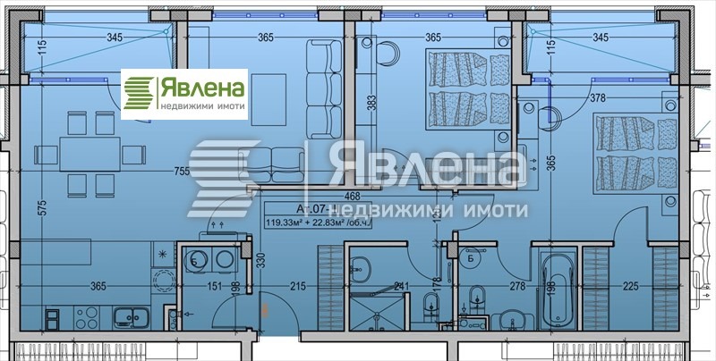 De vânzare  2 dormitoare Sofia , Dragalevți , 143 mp | 25027258 - imagine [11]