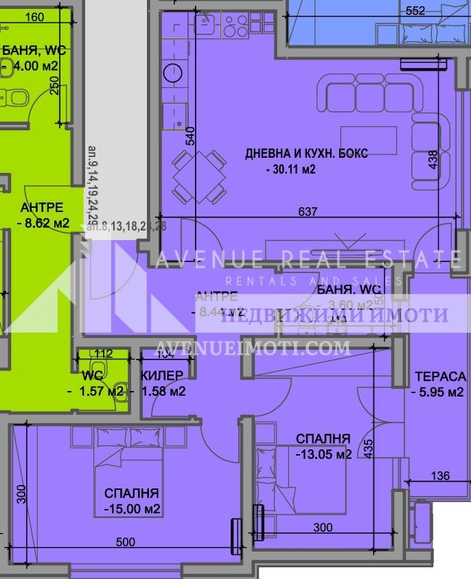 Zu verkaufen  2 Schlafzimmer Plowdiw , Juschen , 112 qm | 25252004 - Bild [2]
