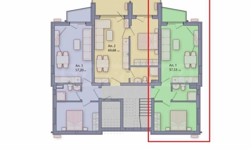Продава 2-СТАЕН, гр. Созопол, област Бургас, снимка 4 - Апартаменти - 52295545