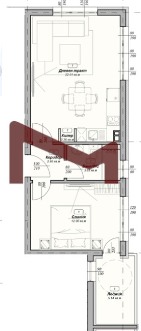For Sale  1 bedroom Varna , m-t Pchelina , 63 sq.m | 73832008 - image [2]