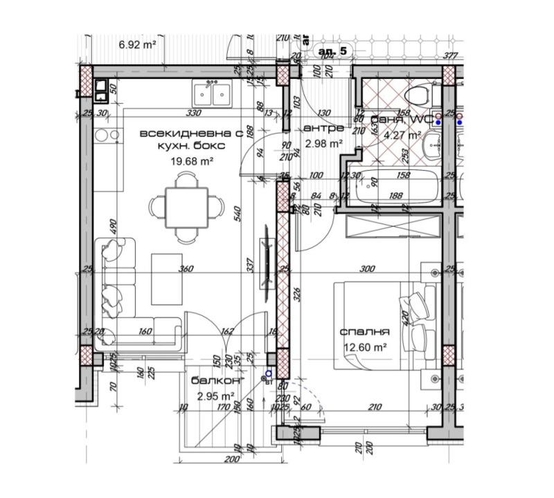 Продава 2-СТАЕН, гр. Варна, Виница, снимка 4 - Aпартаменти - 45928815