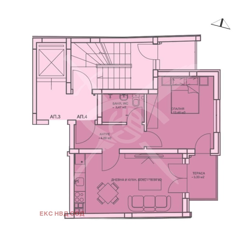 Продава  2-стаен, град Пловдив, Каменица 1 •  177 125 EUR • ID 97620528 — holmes.bg - [1] 