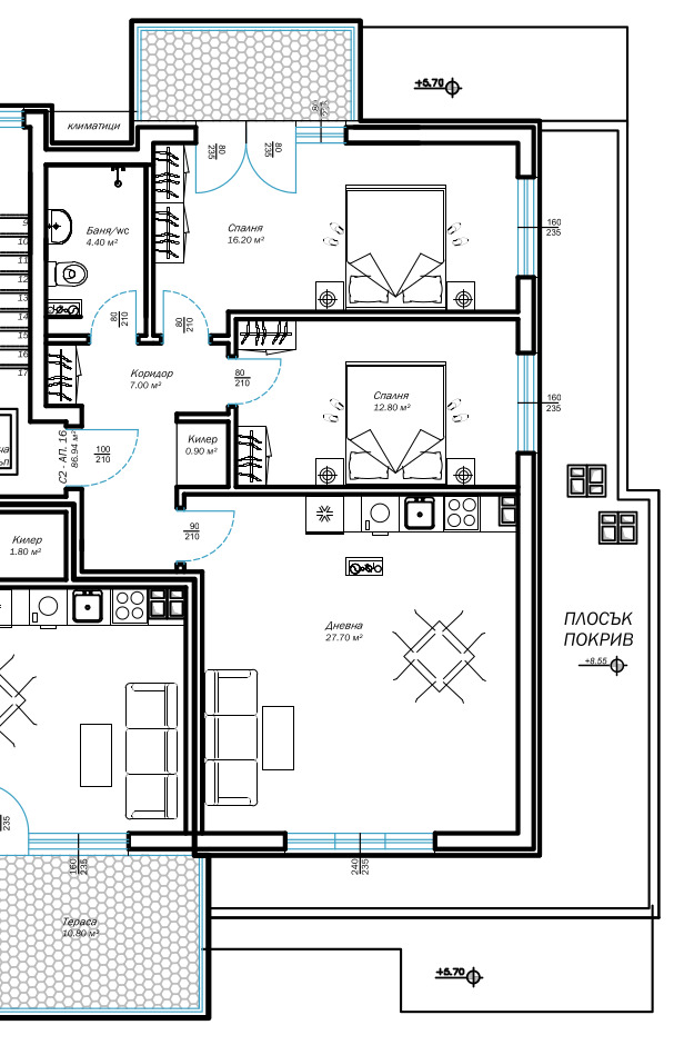 De vânzare  2 dormitoare Varna , m-t Alen mac , 95 mp | 96974547 - imagine [5]