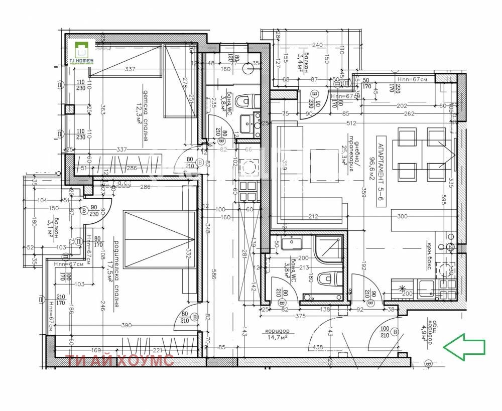 Продава 3-СТАЕН, гр. София, Витоша, снимка 10 - Апартаменти - 53994702