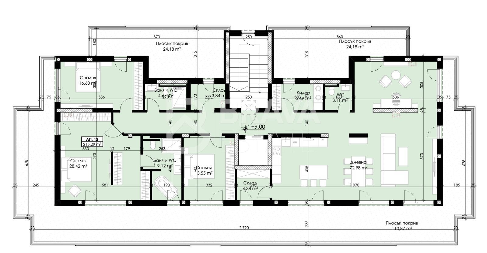 Продава МНОГОСТАЕН, гр. Пловдив, Отдих и култура, снимка 2 - Апартаменти - 55846666
