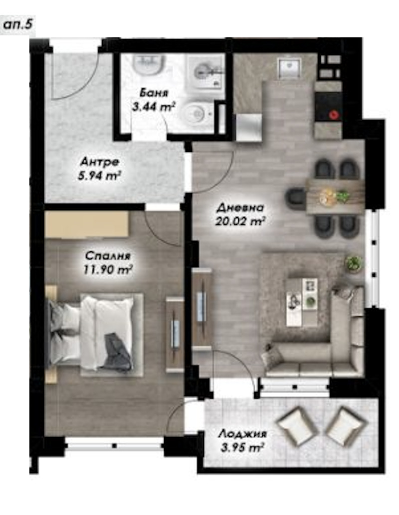 Продава 2-СТАЕН, гр. Пловдив, Остромила, снимка 2 - Апартаменти - 52837032