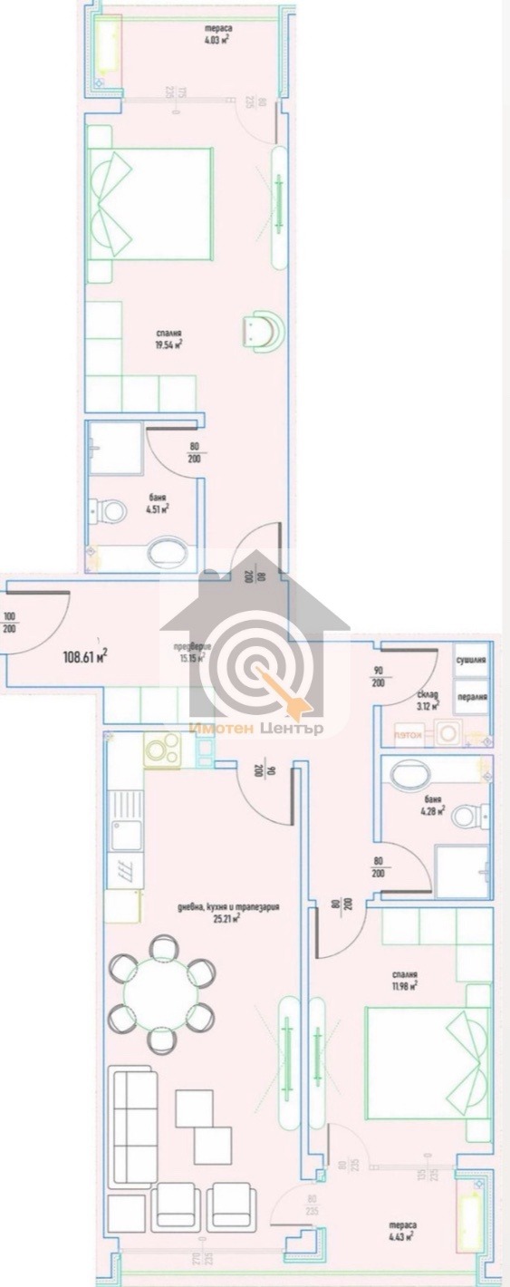 Продава 3-СТАЕН, гр. София, Малинова долина, снимка 2 - Апартаменти - 52373611