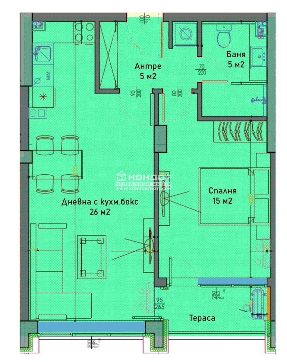 Продава 2-СТАЕН, гр. Пловдив, Тракия, снимка 4 - Апартаменти - 56005981
