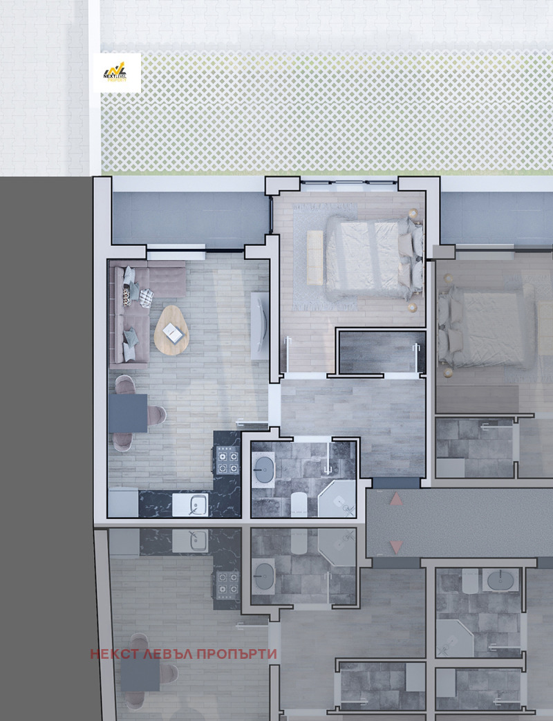 Продава  2-стаен, град София, Левски В •  103 045 EUR • ID 23742616 — holmes.bg - [1] 