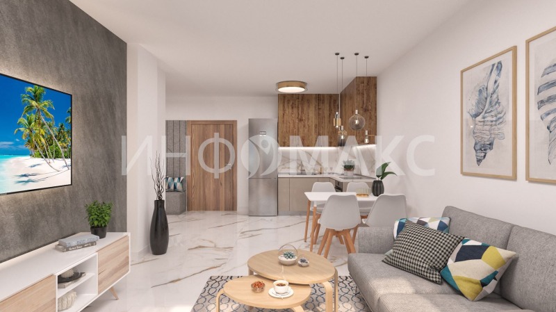 En venta  Estudio región Burgas , Ajeloy , 37 metros cuadrados | 39081639 - imagen [5]