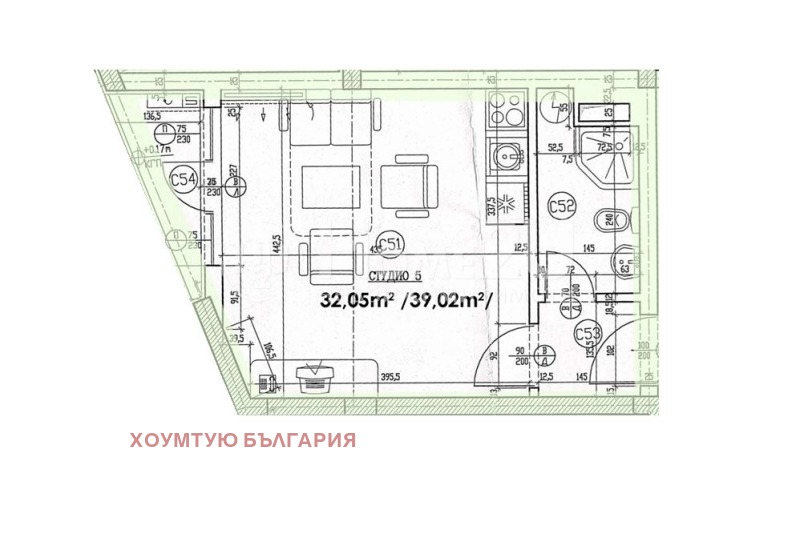 Продаја  Студио регион Бургас , Несебар , 39 м2 | 55831904 - слика [7]