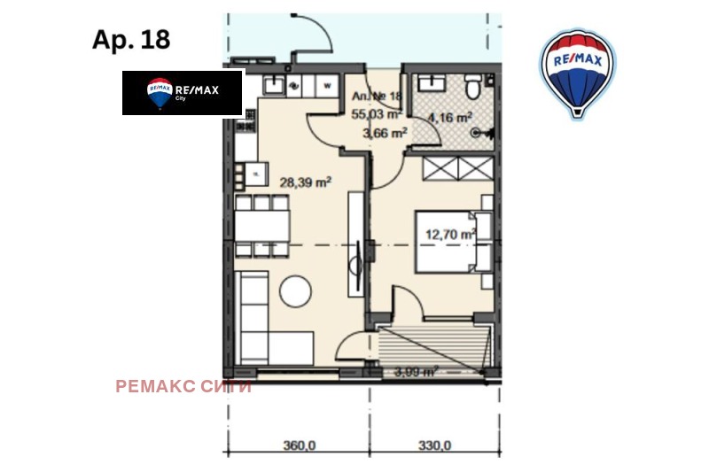 Till salu  1 sovrum Sofia , Malinova dolina , 64 kvm | 49430537 - bild [4]