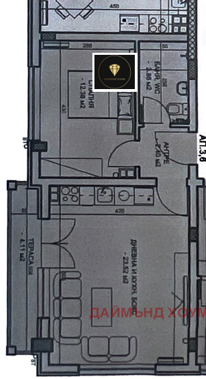 Продава 2-СТАЕН, гр. Пловдив, Христо Смирненски, снимка 2 - Aпартаменти - 48389640