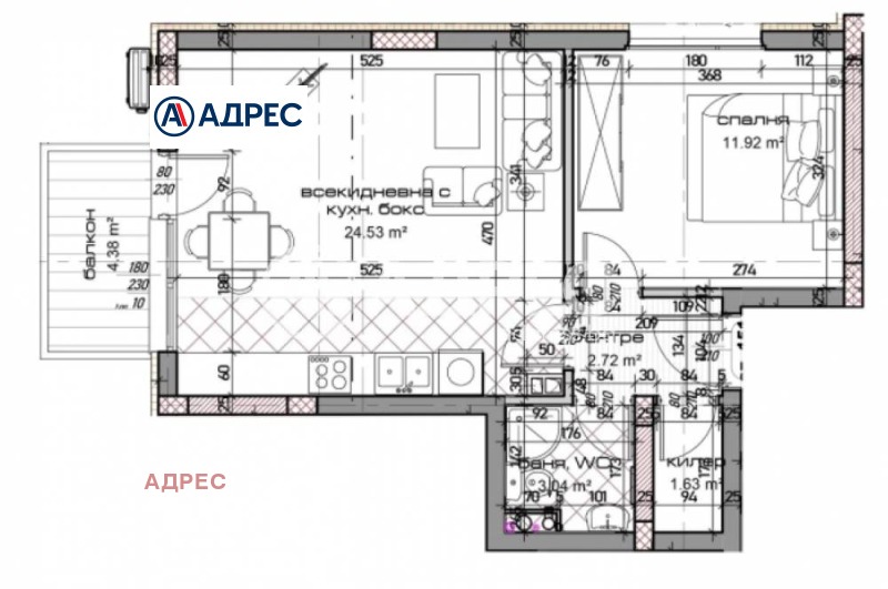 Продава 2-СТАЕН, гр. Варна, Младост 1