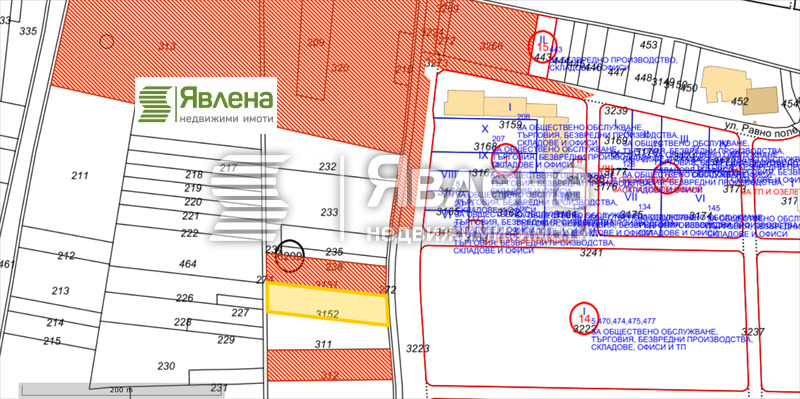 For Sale  Plot Sofia , Lozen , 3521 sq.m | 33999530
