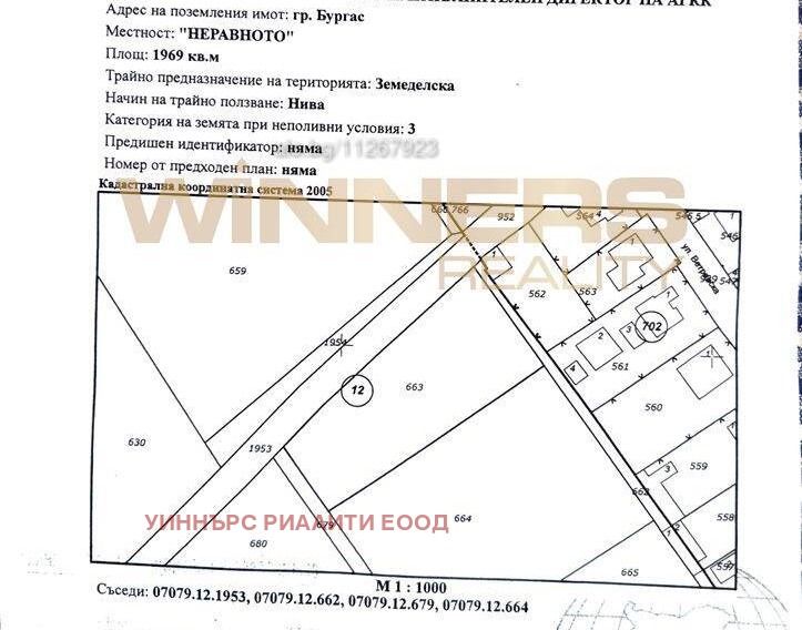 Продава ПАРЦЕЛ, гр. Бургас, Ветрен, снимка 2 - Парцели - 55186536
