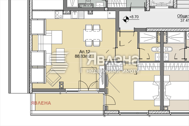 Продава 2-СТАЕН, гр. София, област София-град, снимка 3 - Апартаменти - 53713375