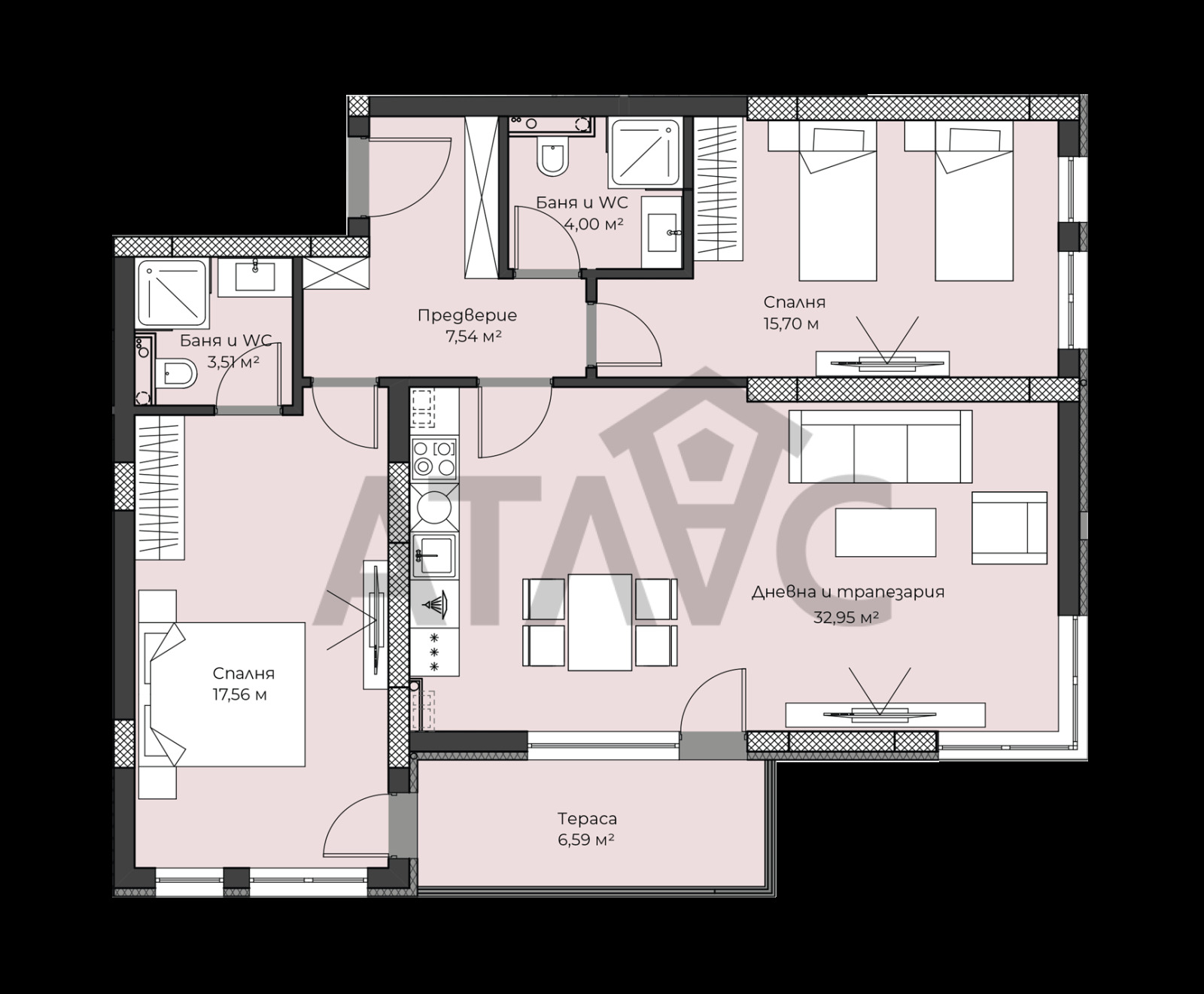 Продава 3-СТАЕН, гр. Пловдив, Христо Смирненски, снимка 2 - Апартаменти - 47289823