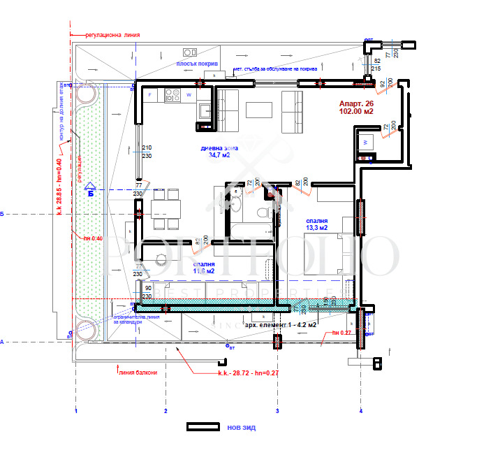 Продава 3-СТАЕН, гр. Бургас, Център, снимка 3 - Aпартаменти - 49059037