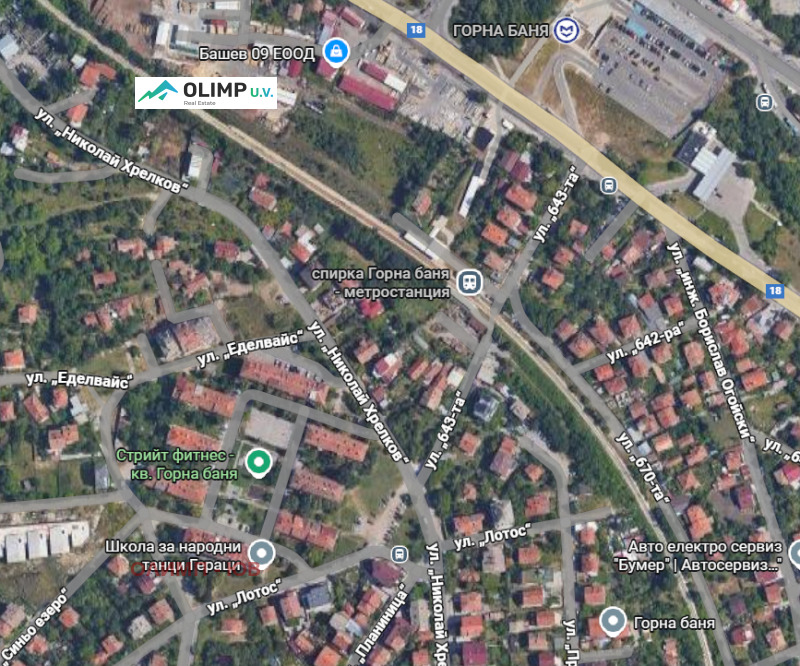 Продава ПАРЦЕЛ, гр. София, Горна баня