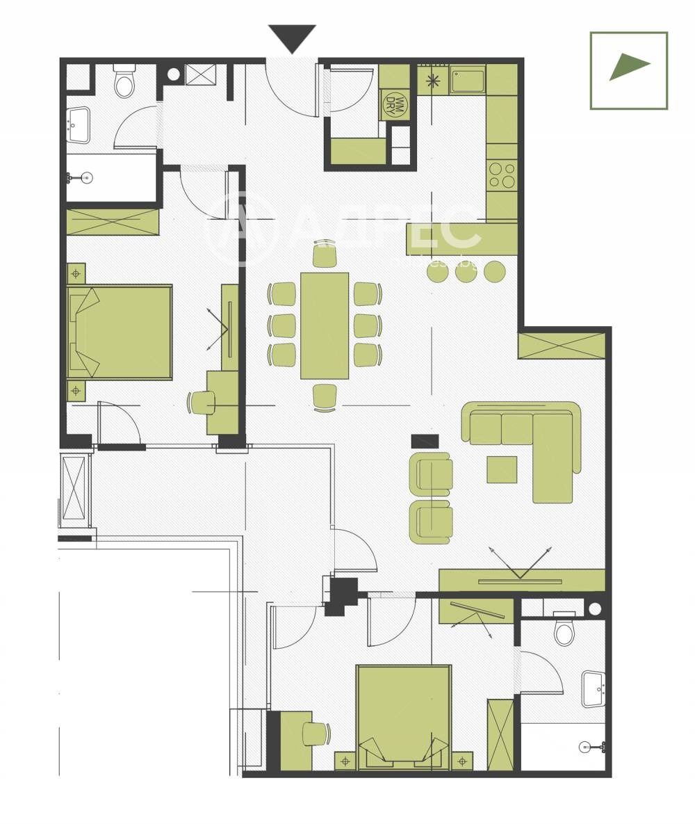 Продава 3-СТАЕН, гр. София, Кръстова вада, снимка 3 - Апартаменти - 54200538