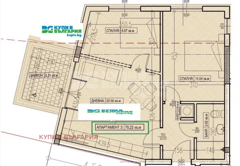 Продава 1-СТАЕН, гр. Варна, Колхозен пазар, снимка 3 - Aпартаменти - 47575164