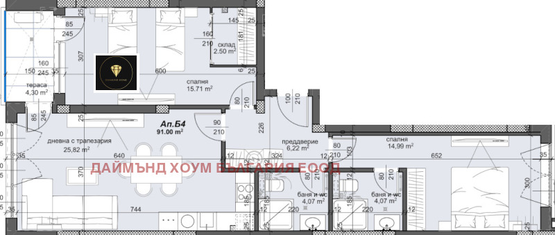 À vendre  2 chambres Plovdiv , Trakiya , 108 m² | 66623802 - image [2]
