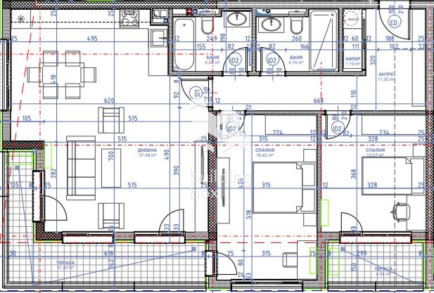 Продава 3-СТАЕН, гр. София, Кръстова вада, снимка 15 - Апартаменти - 56065680