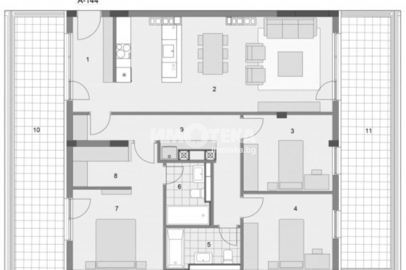 Продава МНОГОСТАЕН, гр. София, Манастирски ливади, снимка 4 - Aпартаменти - 48390182