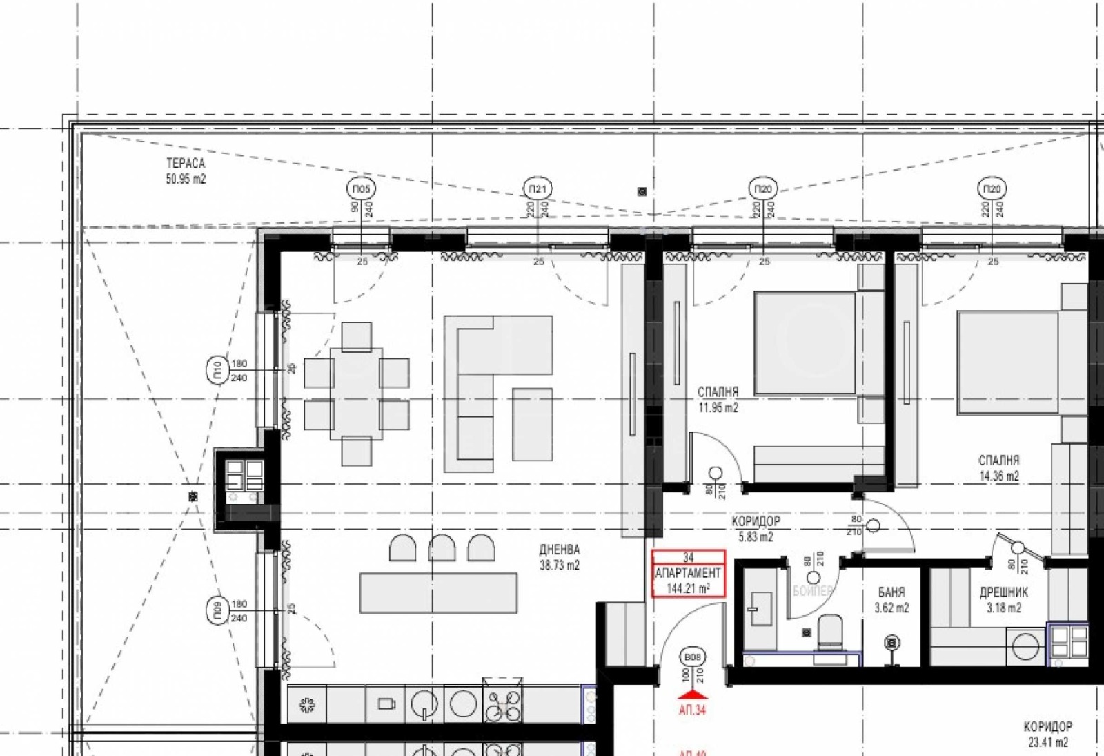 Продава 3-СТАЕН, гр. София, Малинова долина, снимка 2 - Апартаменти - 51456469