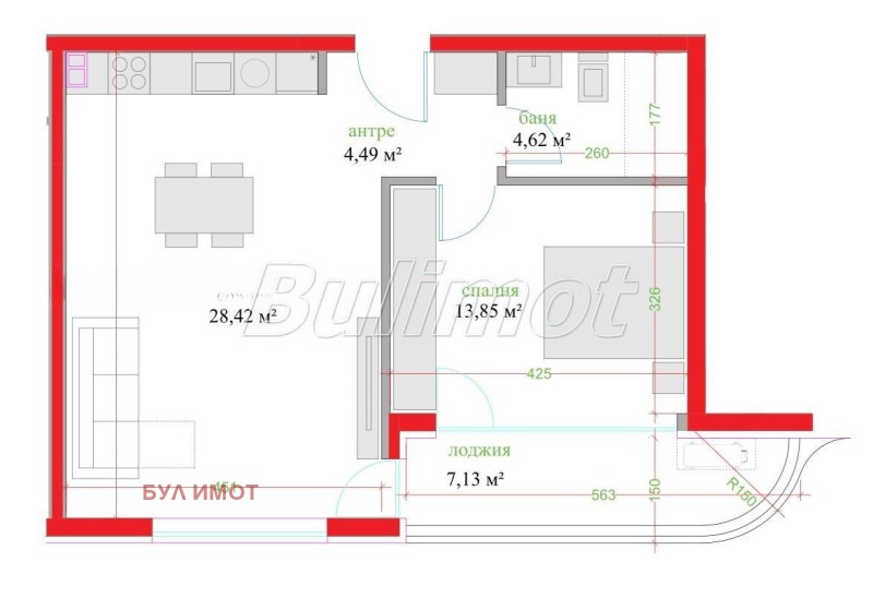 Продава 2-СТАЕН, гр. Варна, Трошево, снимка 1 - Aпартаменти - 49433947