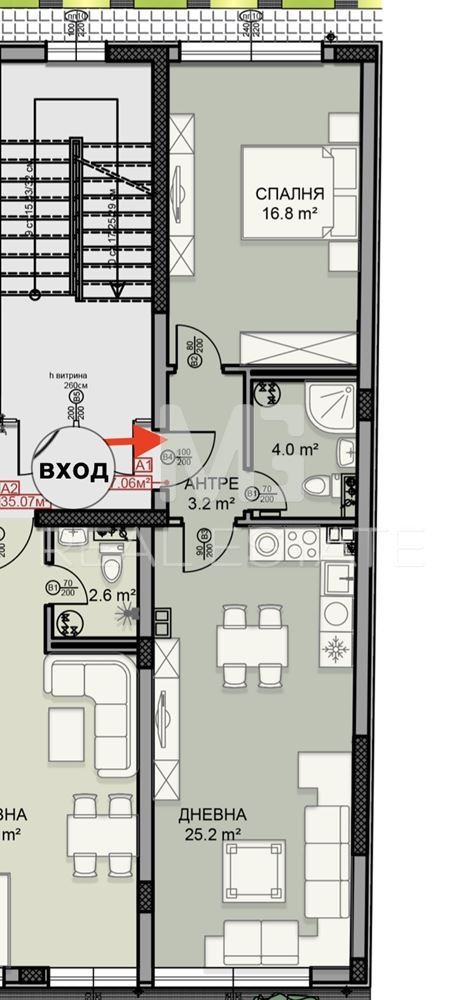Te koop  1 slaapkamer Sofia , Darvenitsa , 73 m² | 37490463 - afbeelding [2]