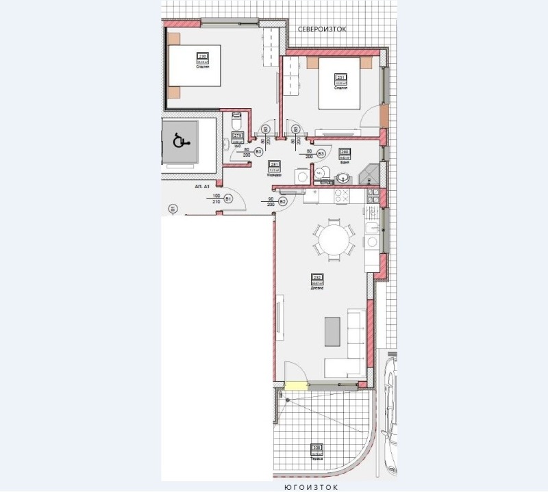 De vânzare  2 dormitoare Varna , Vinița , 94 mp | 42939711 - imagine [3]