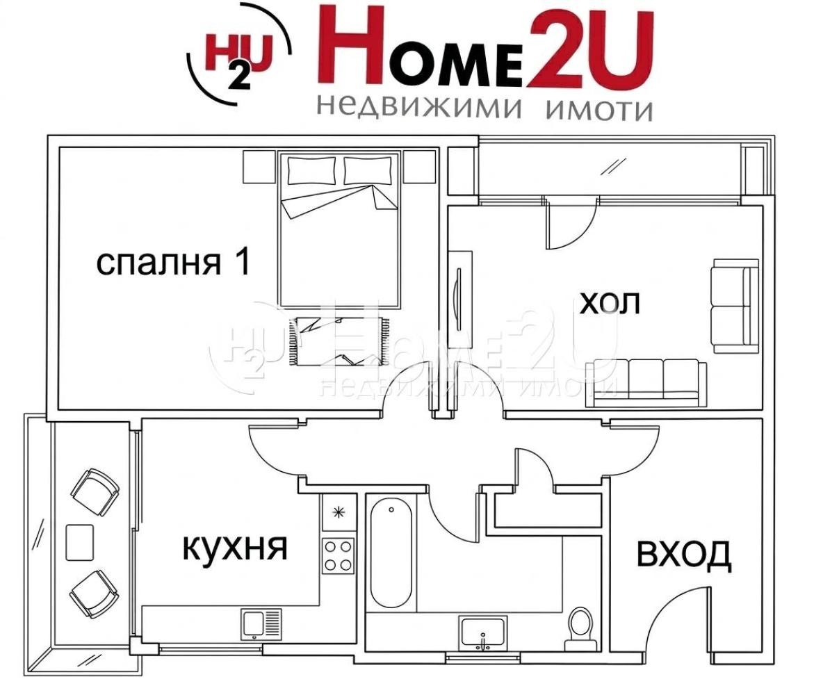 Продава 2-СТАЕН, гр. София, Гео Милев, снимка 13 - Апартаменти - 56018270