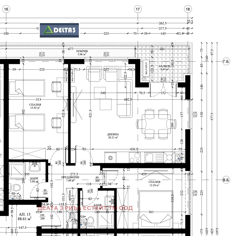 In vendita  2 camere da letto Sofia , Malinova dolina , 107 mq | 74860776 - Immagine [3]
