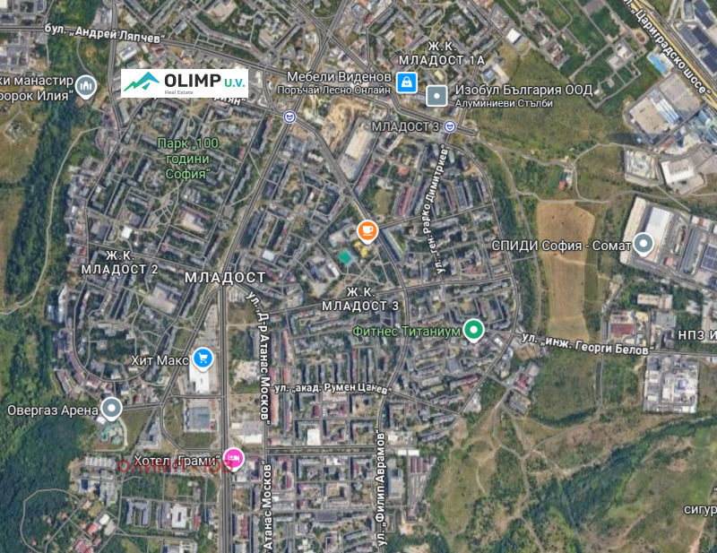 De vânzare  Complot Sofia , Mladost 3 , 1100 mp | 82843770