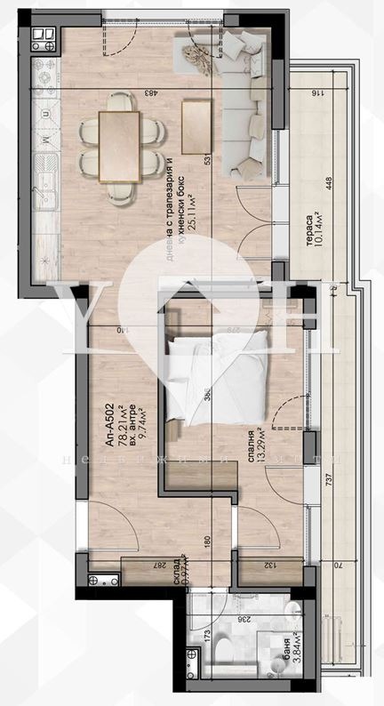 For Sale  1 bedroom Sofia , Lyulin - tsentar , 89 sq.m | 34473571 - image [5]