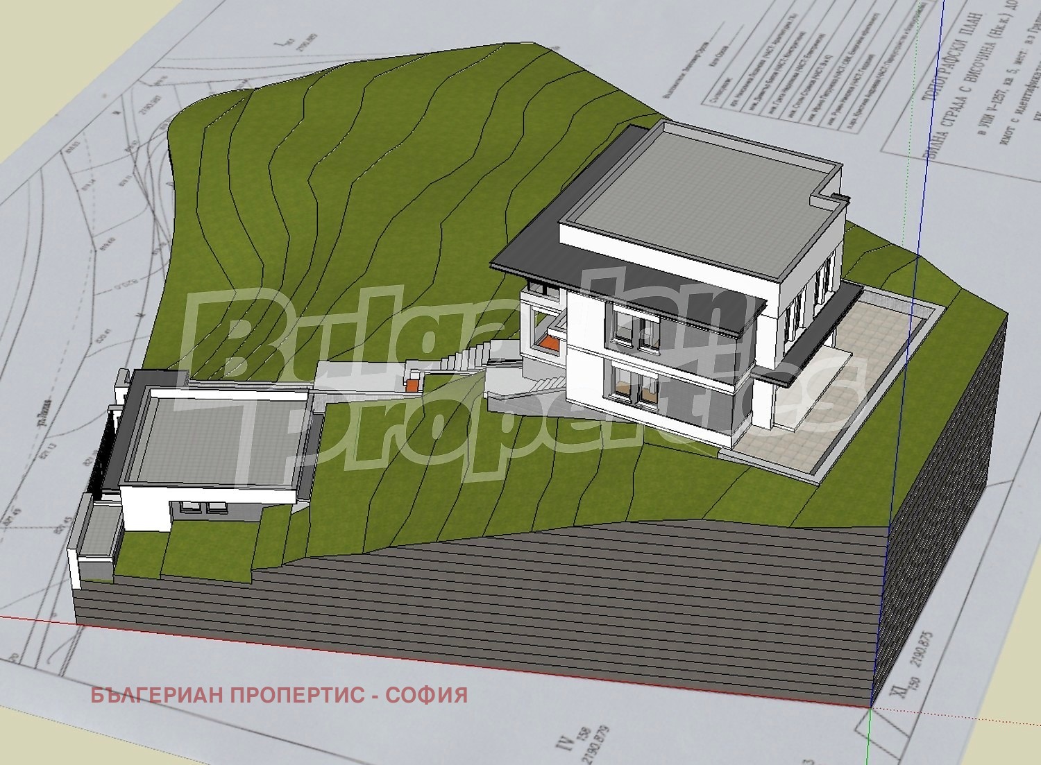 Продава ПАРЦЕЛ, гр. София, гр. Банкя, снимка 4 - Парцели - 55600070