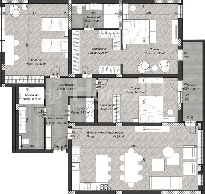 Продава 4-СТАЕН, гр. София, Зона Б-18