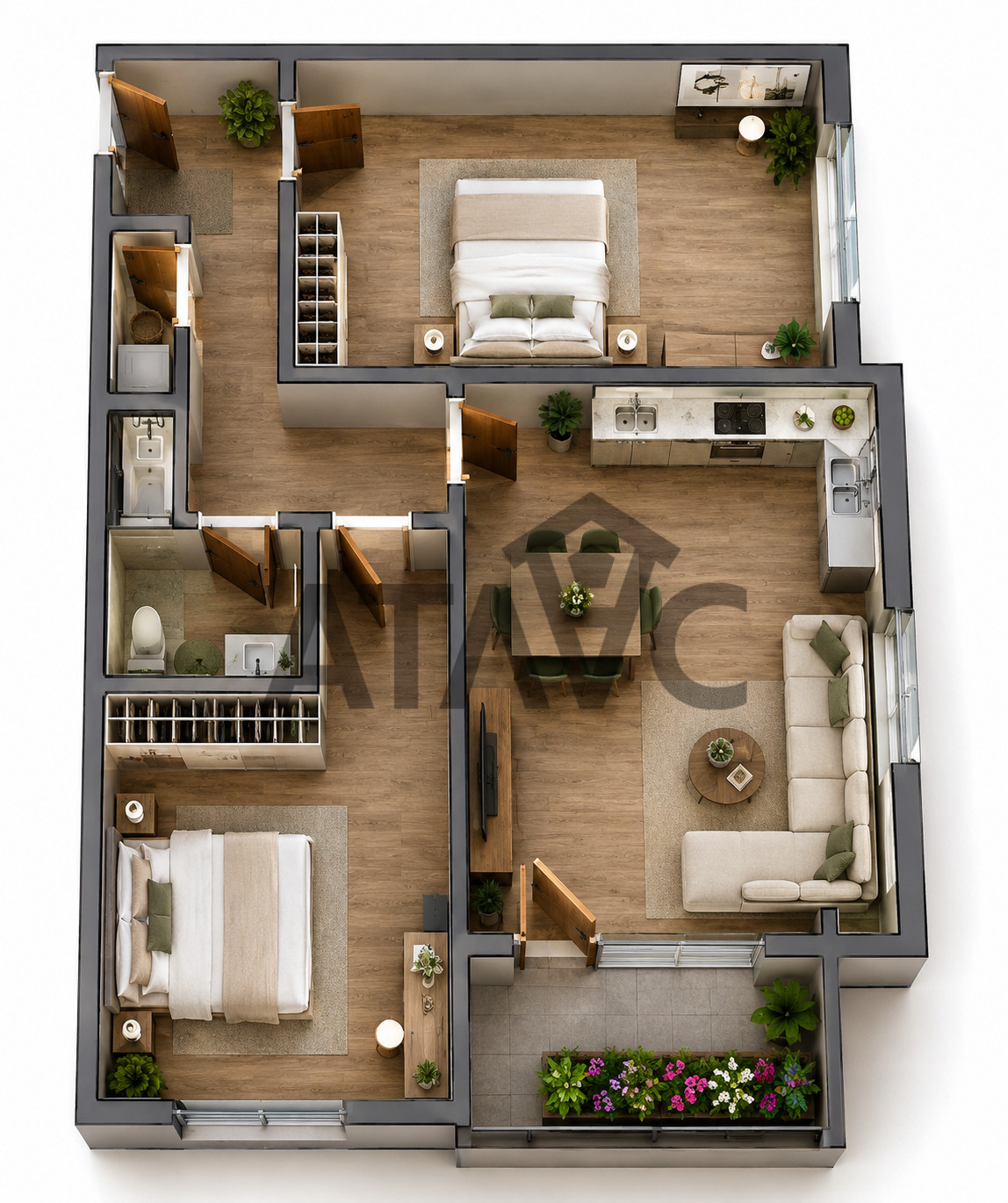 Продава 3-СТАЕН, гр. Пловдив, Остромила, снимка 13 - Апартаменти - 55493991