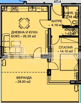 1 yatak odası Ostromila, Plovdiv 3