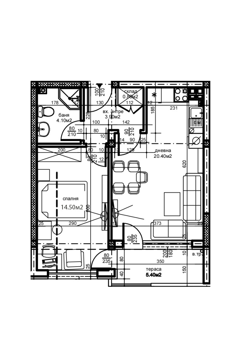 En venta  1 dormitorio Plovdiv , Ostromila , 65 metros cuadrados | 95115118 - imagen [9]