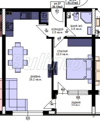 For Sale  1 bedroom Varna , Kaysieva gradina , 64 sq.m | 54068718 - image [2]