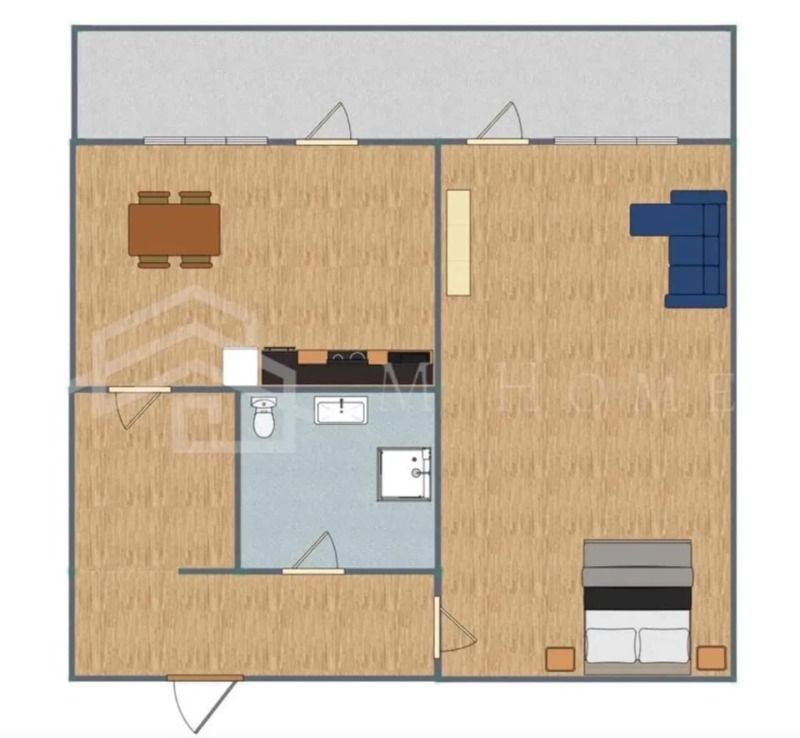 Продава  1-стаен град Враца , Сениче , 44 кв.м | 44778356 - изображение [4]