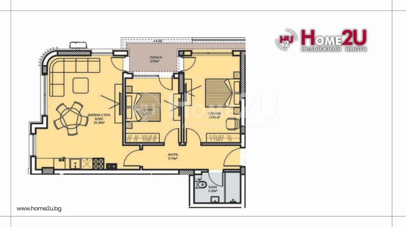 For Sale  1 bedroom Haskovo , Tsentar , 71 sq.m | 66626456 - image [6]