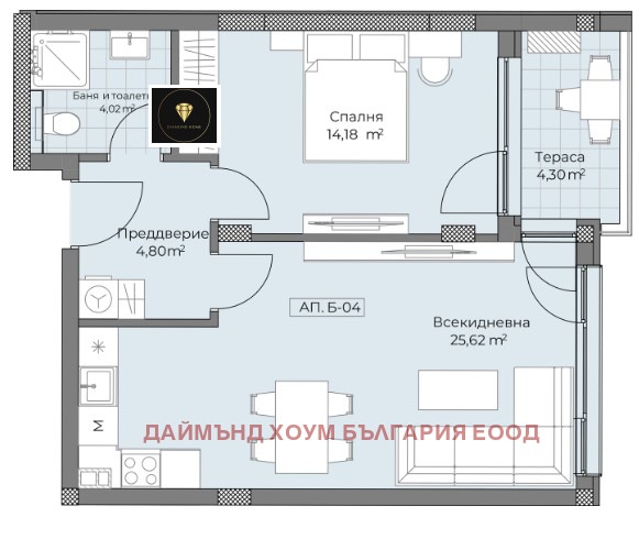 Продава 2-СТАЕН, гр. Пловдив, Остромила, снимка 2 - Aпартаменти - 49221488